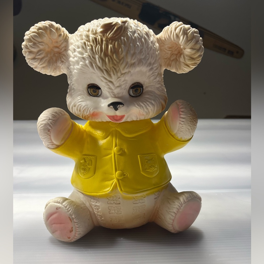 Mid-Century Edward Mobley Co Rubber Bear Toy